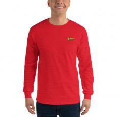 Ultra Cotton Long Sleeve T-Shirt with BowlsChat Logo
